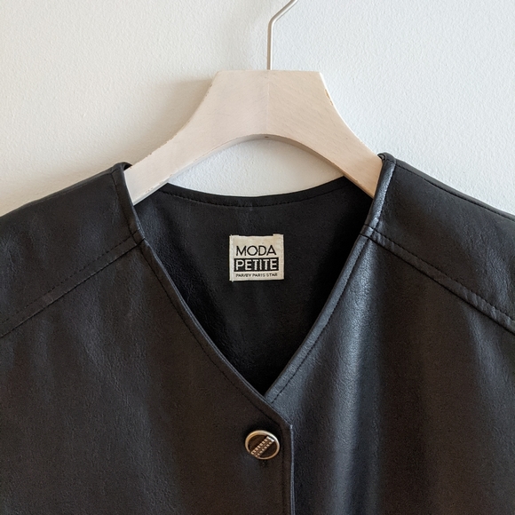 Leather Vintage Vest - Picture 2 of 2